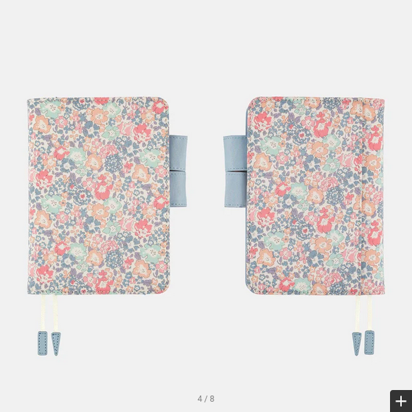 Hobonichi Techo 2025 Planner - Liberty Fabrics Michelle A6 Original Size Cover Only | Premium Daily Journal Cover for Work, School & Personal Organization