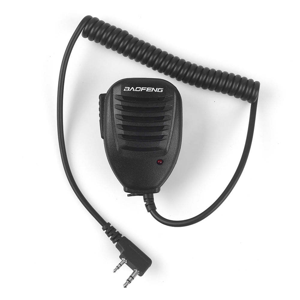 Original Baofeng Shoulder Speaker Mic with K Plug - Two-Way Radio Accessory for Ham Radio, Outdoor Adventures & Emergency Communication