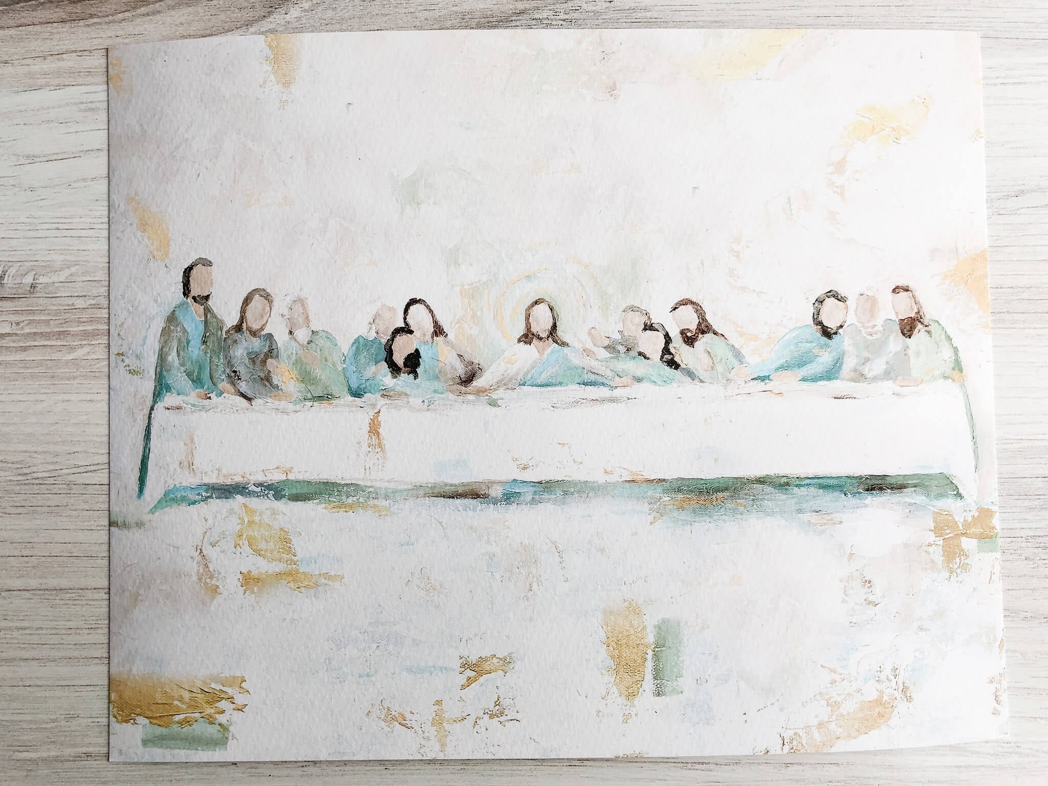 The Last Supper Wall Art Print - High Quality Jesus Christ Religious Painting for Home Decor, Church, and Office - Perfect for Living Room, Bedroom, and Gifts