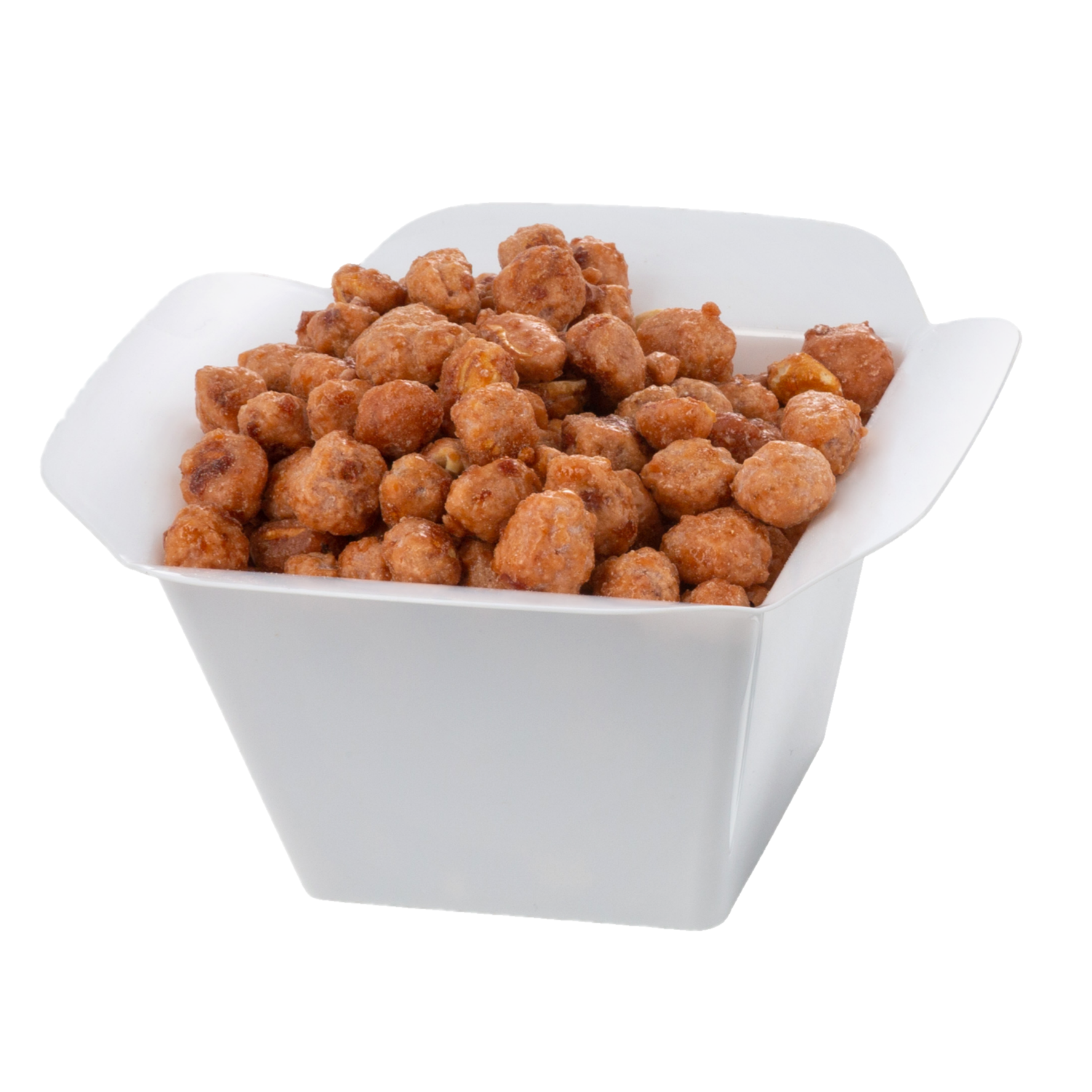 Square Snack Bowls - 5 Pack White Plastic Disposable Buffet Bowls for Parties, Picnics & Catering | Durable & Lightweight