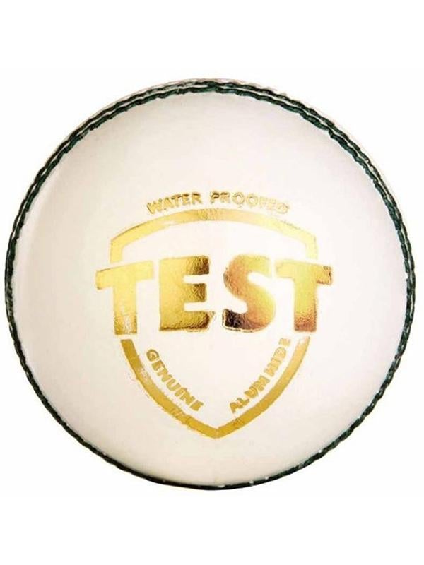 SG Official Test Cricket White Ball - High Visibility for Day/Night Matches, Practice & Training Sessions