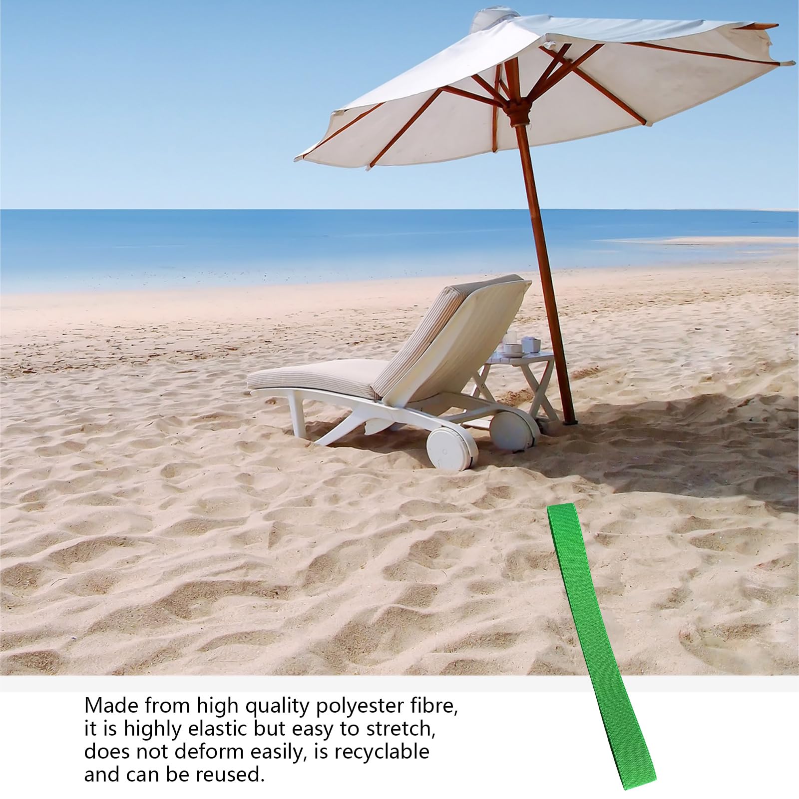 6-Pack Non-Slip Stretchable Rubber Towel Clips for Chairs - Secure Beach, Pool & Cruise Towels - Perfect for Outdoor, Travel & Home Use