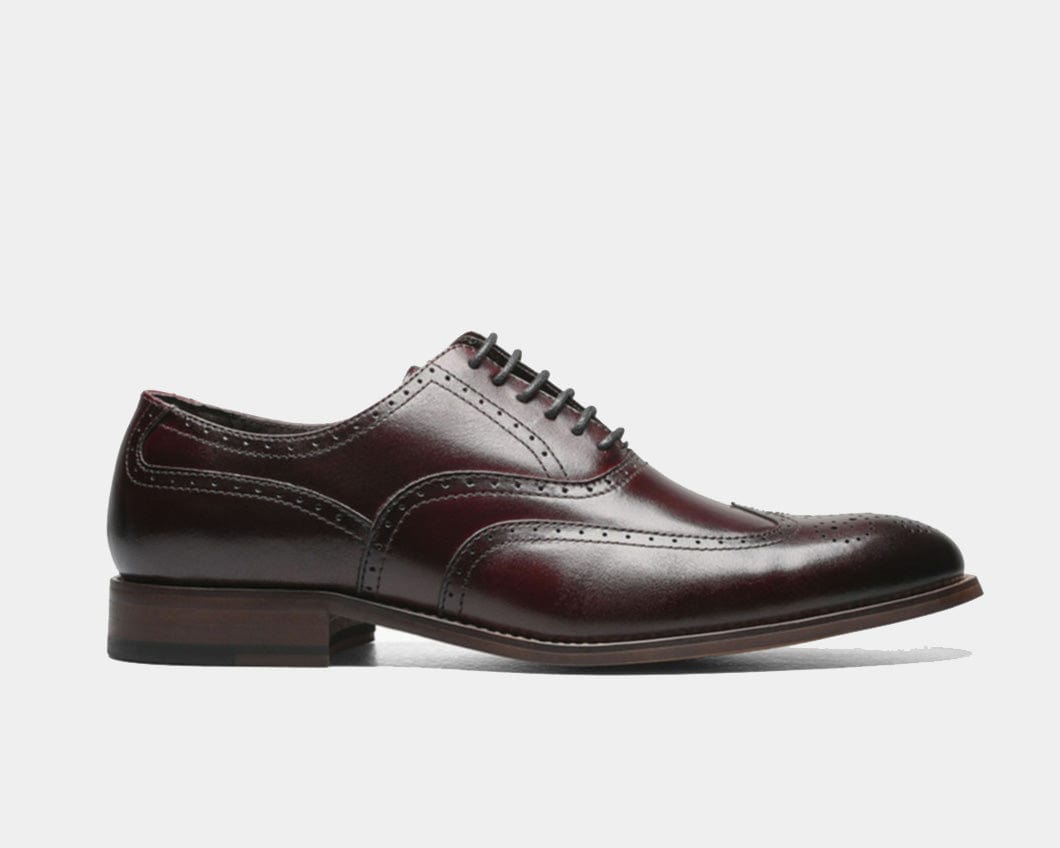 Premium Dunbar Wingtip Oxford Dress Shoes for Men - Classic Business & Formal Occasions - Comfortable Leather Brogues for Office, Wedding & Professional Events