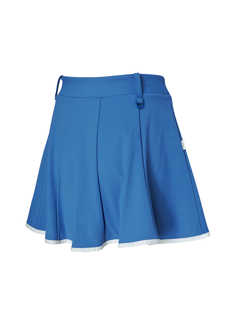 Stylish Line Trim Flared Skirt for Women - Elegant A-Line Midi Skirt with Flowy Hem | Perfect for Office, Party & Casual Wear