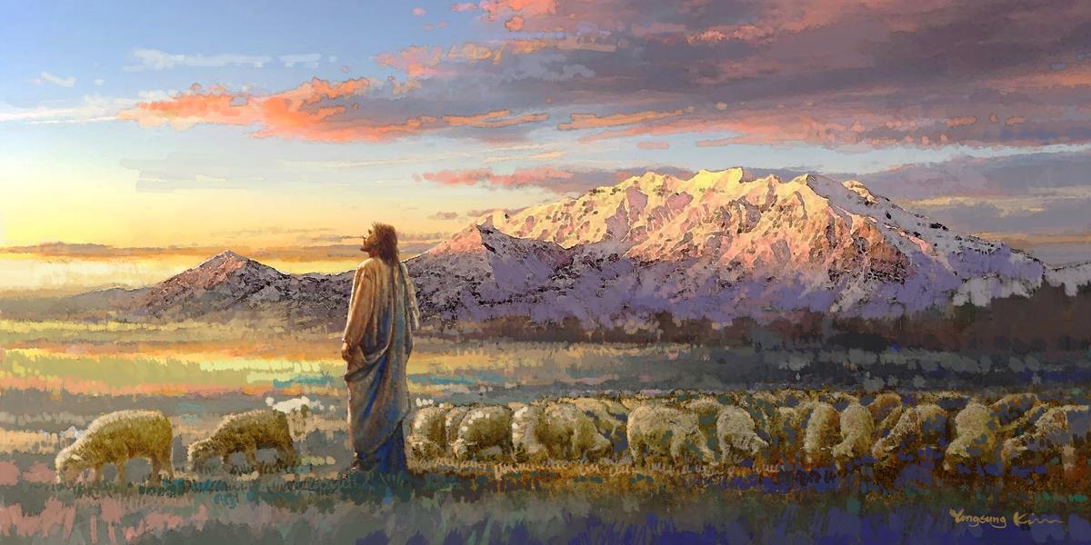 All His Majesty Christian Wall Art by Yongsung Kim - Inspirational Jesus Painting for Home, Church & Office Decor