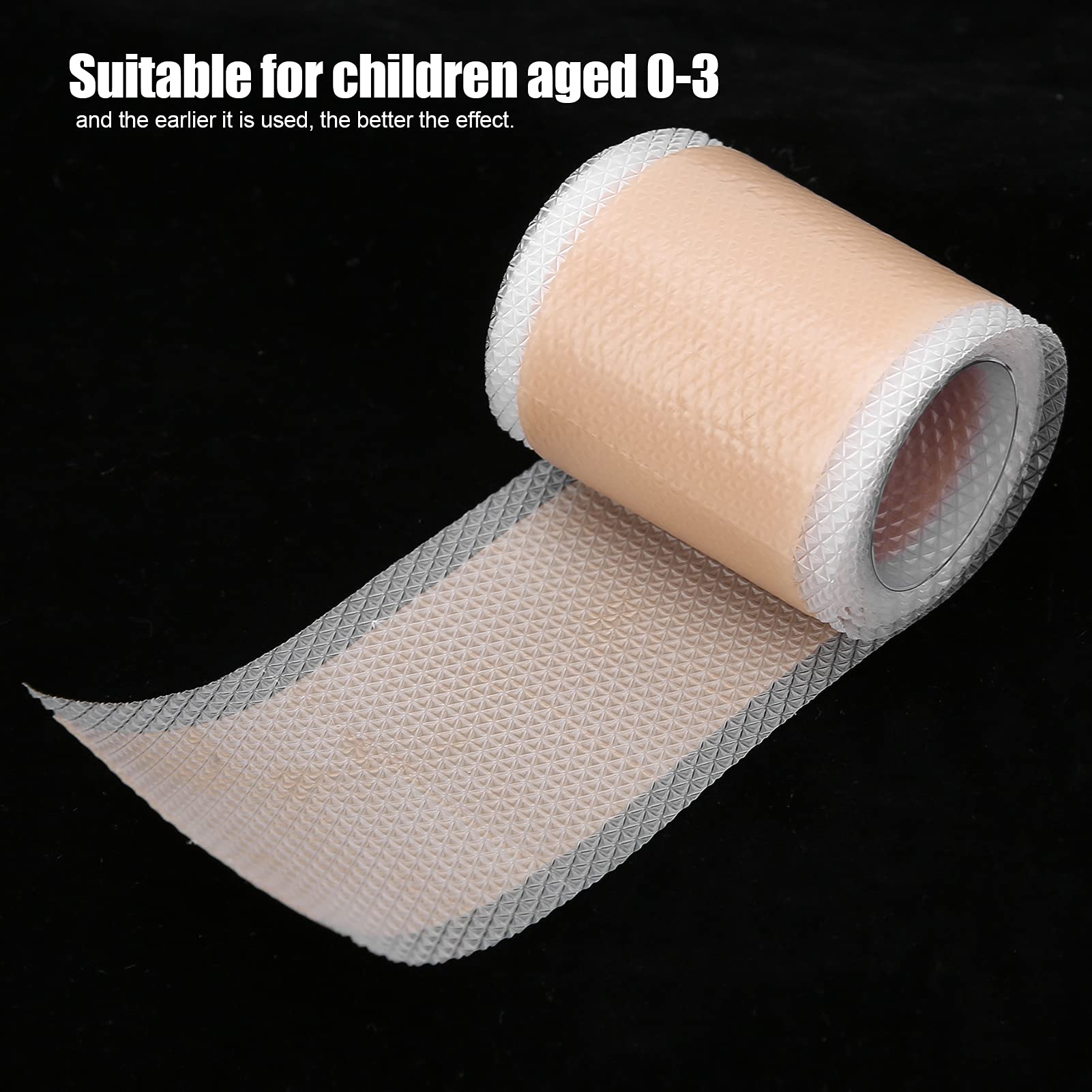 Baby Ear Correction Patch - Silicone Protruding Ear Stickers for Newborns & Infants (4cm x 100cm) | Safe & Painless Ear Shaping Solution for Kids | Perfect for Sleeping, Nursing & Daily Use