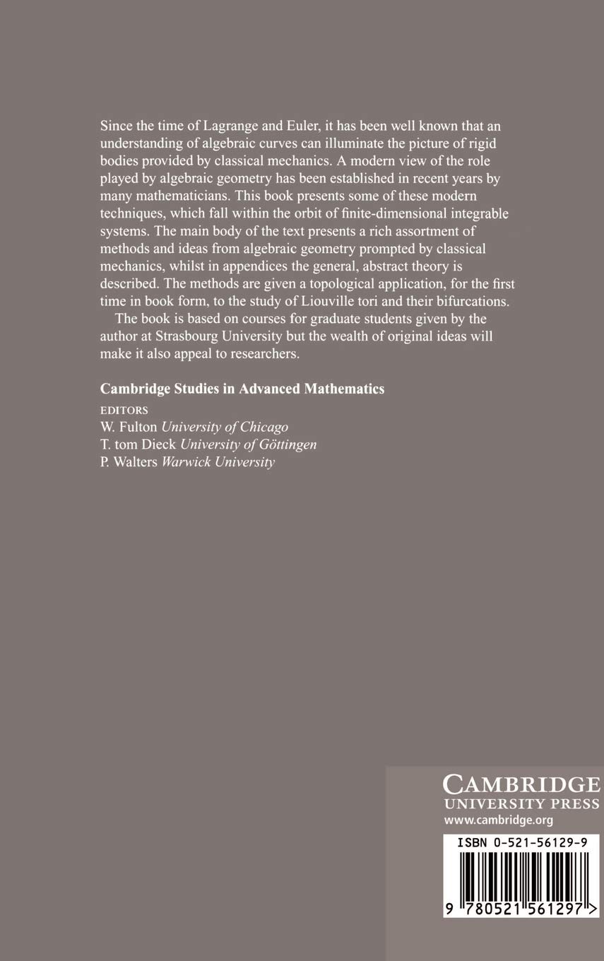 Spinning Tops: A Course on Integrable Systems (Cambridge Studies in Advanced Mathematics 51) - Perfect for Physics & Mathematics Research, University Courses, and Theoretical Mechanics Studies