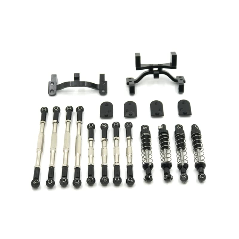 Upgrade Metal Shock Absorber Tie Rod Bracket for WPL C34 C44 RC Cars - Durable Servo Holder & Shock Mount for Off-Road Crawler Racing & RC Vehicle Maintenance
