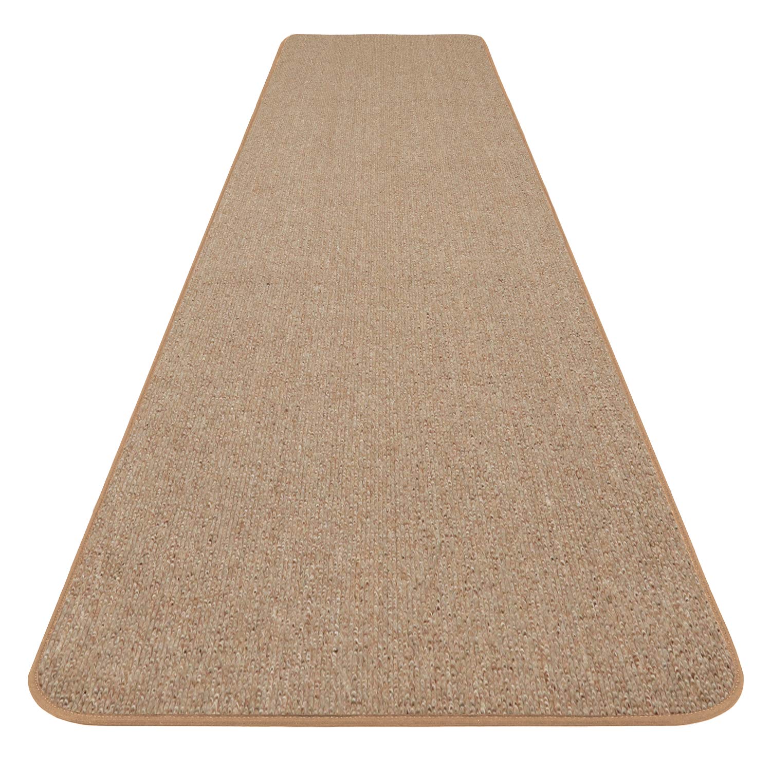Non-Slip Carpet Runner for Hallways - 8ft x 36in Pebble Beige - Skid-Resistant Rug for Stairs, Entryways & High Traffic Areas - Perfect for Homes, Offices & Apartments