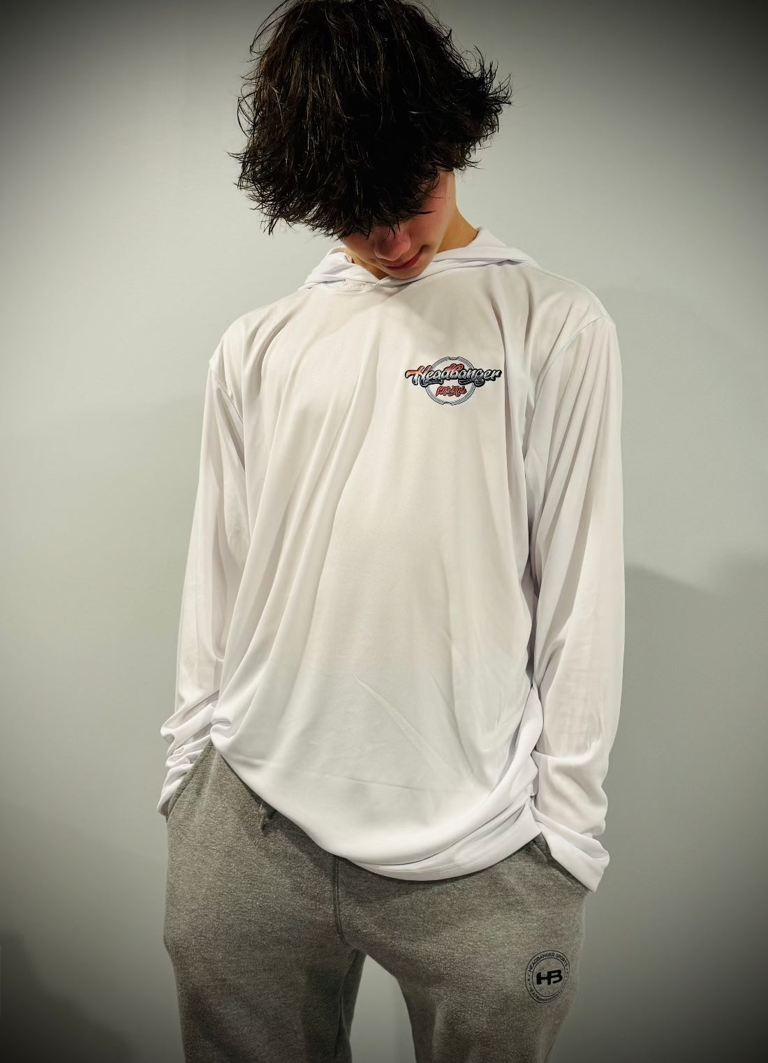Headbanger Lifestyle Long Sleeve Lightweight Performance Hoodie - Spring Edition | Moisture-Wicking & Breathable Workout Hoodie for Gym, Running & Outdoor Activities