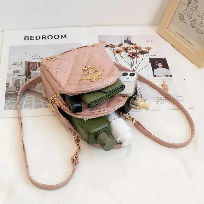 Stylish Ins Swan Embroidery Backpack for Women - Trendy Fashion School Bag for College, Travel & Daily Use