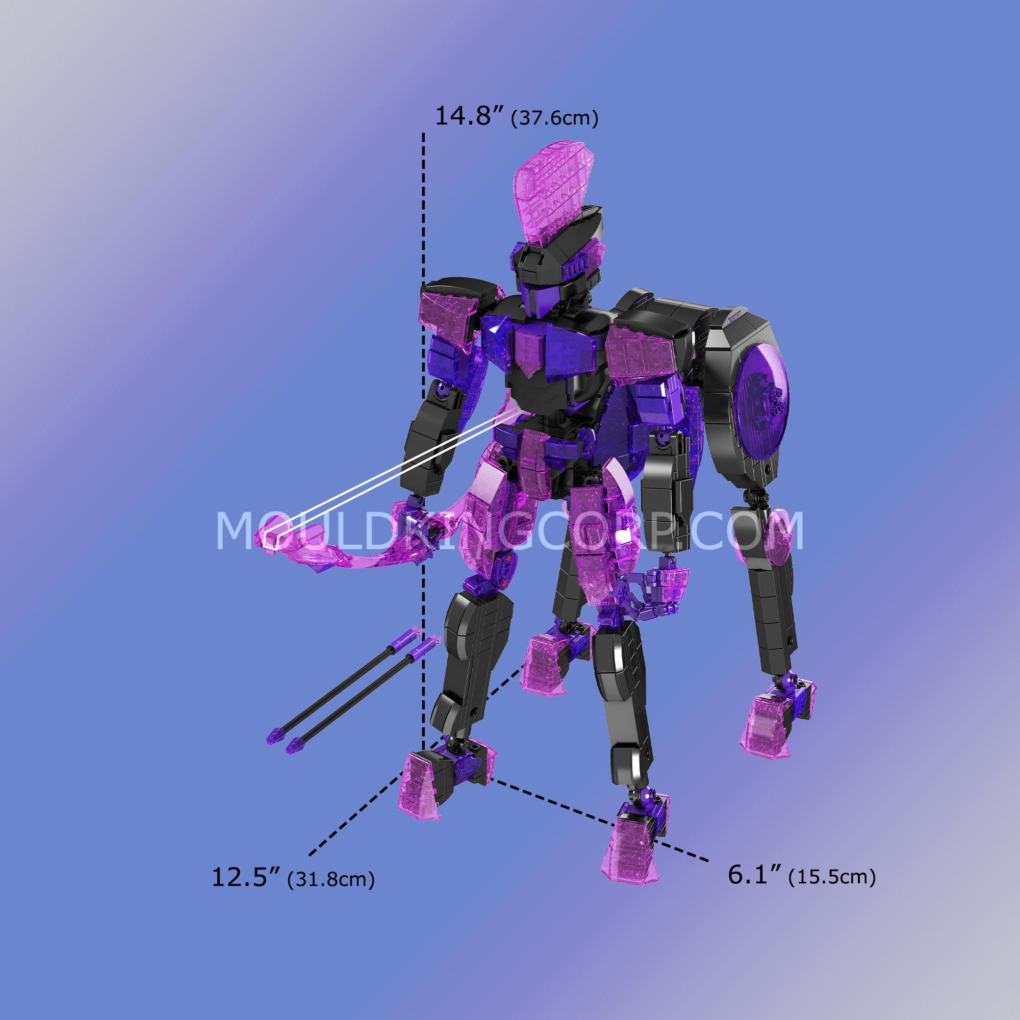 Mould King 10078 Sagittarius Zodiac Series 938-Piece Building Blocks Set for Adults - Creative DIY Model Kit for Home Decoration & Collector's Display