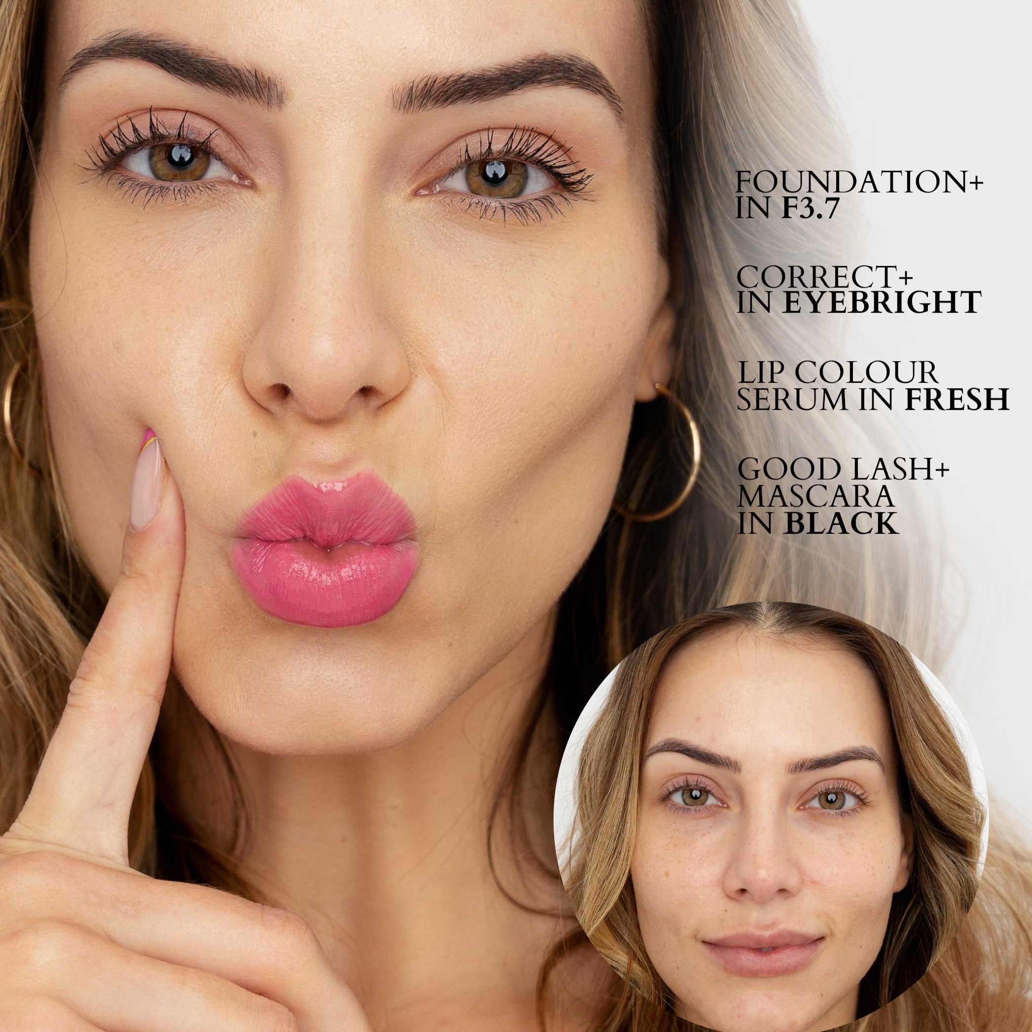 FitGlow Beauty Correct - Dark Circle & Puffiness Eye Cream for Brightening & Hydrating - Perfect for Morning & Night Skincare Routine