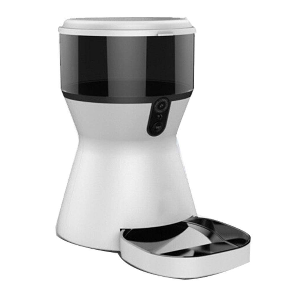 HPDOG 4L Smart Automatic Pet Feeder for Cats & Dogs - Programmable Timer, Voice Control, Built-in Camera & App Remote Feeding - Perfect for Travel, Work & Busy Pet Owners
