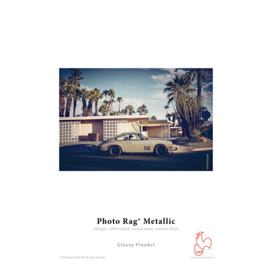 Hahnemuhle Photo Rag Metallic Paper - 11x17 Inches, 25 Sheets - Premium Metallic Photo Paper for Fine Art Printing, Photography & Professional Presentations