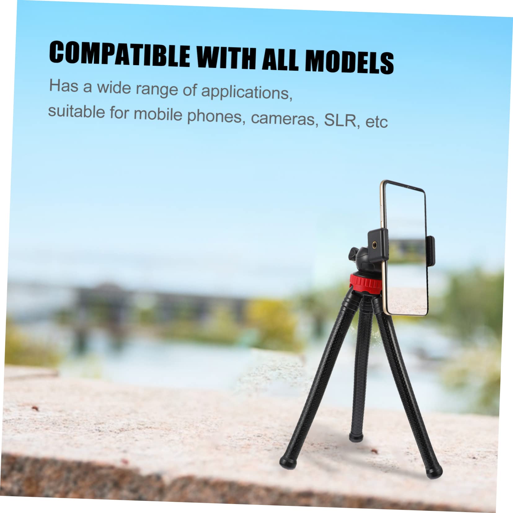 BUTIFULSIC 1pc Octopus Tripod - Flexible Phone & Camera Stand with High Elastic Glue, Portable Mini Tripod for Smartphones, DSLR Cameras | Perfect for Selfies, Vlogging, Live Streaming & Tabletop Photography