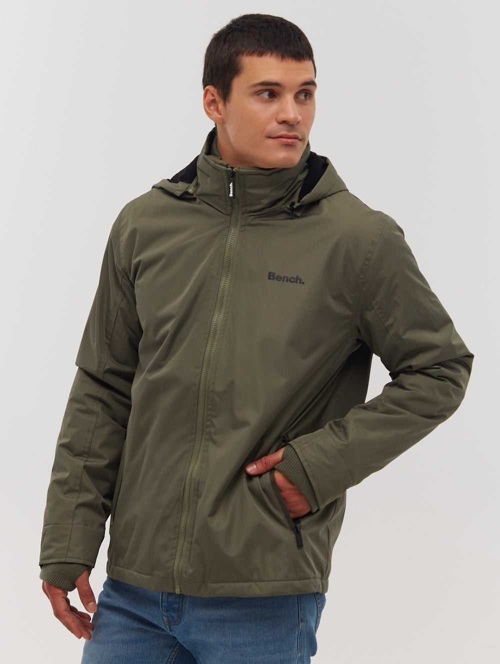 Hawn Double Faced Ripstop Hooded Jacket - Lightweight Waterproof Windbreaker for Outdoor Hiking & Urban Commuting