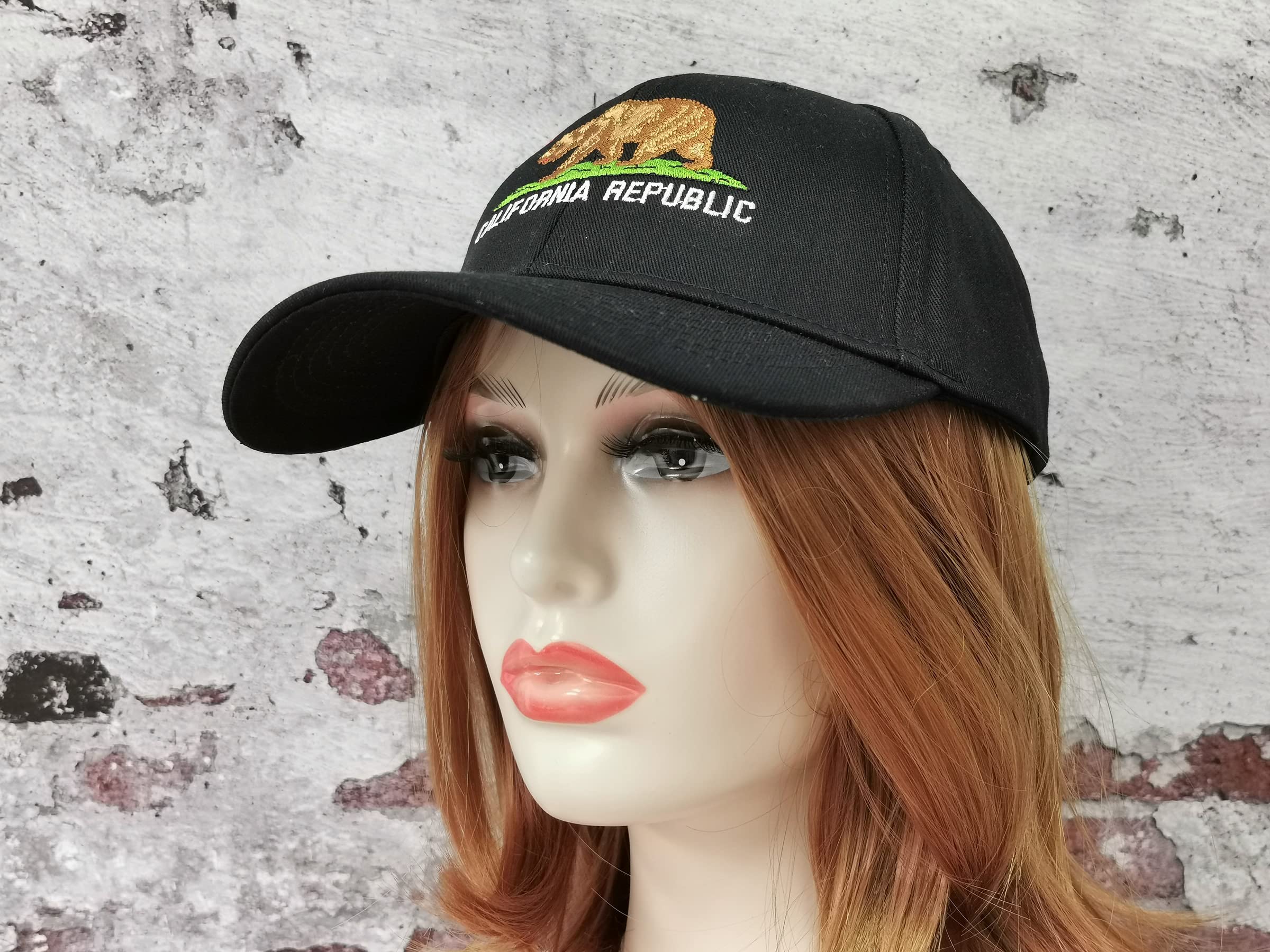 Embroidered California Bear Hats - Stylish Outdoor Caps