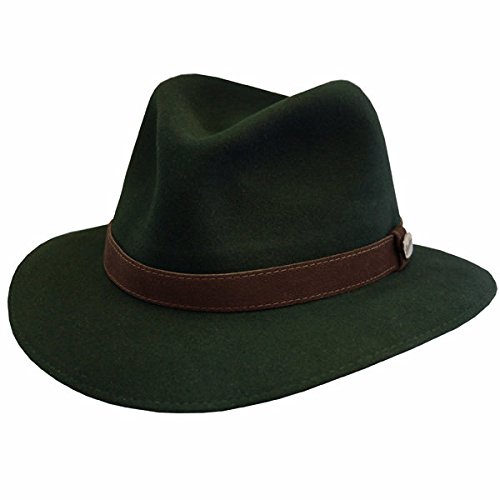 Borsalino Marco Casual Crusher Hat for Men - Lightweight Summer Sun Hat for Outdoor Activities, Travel, and Beach