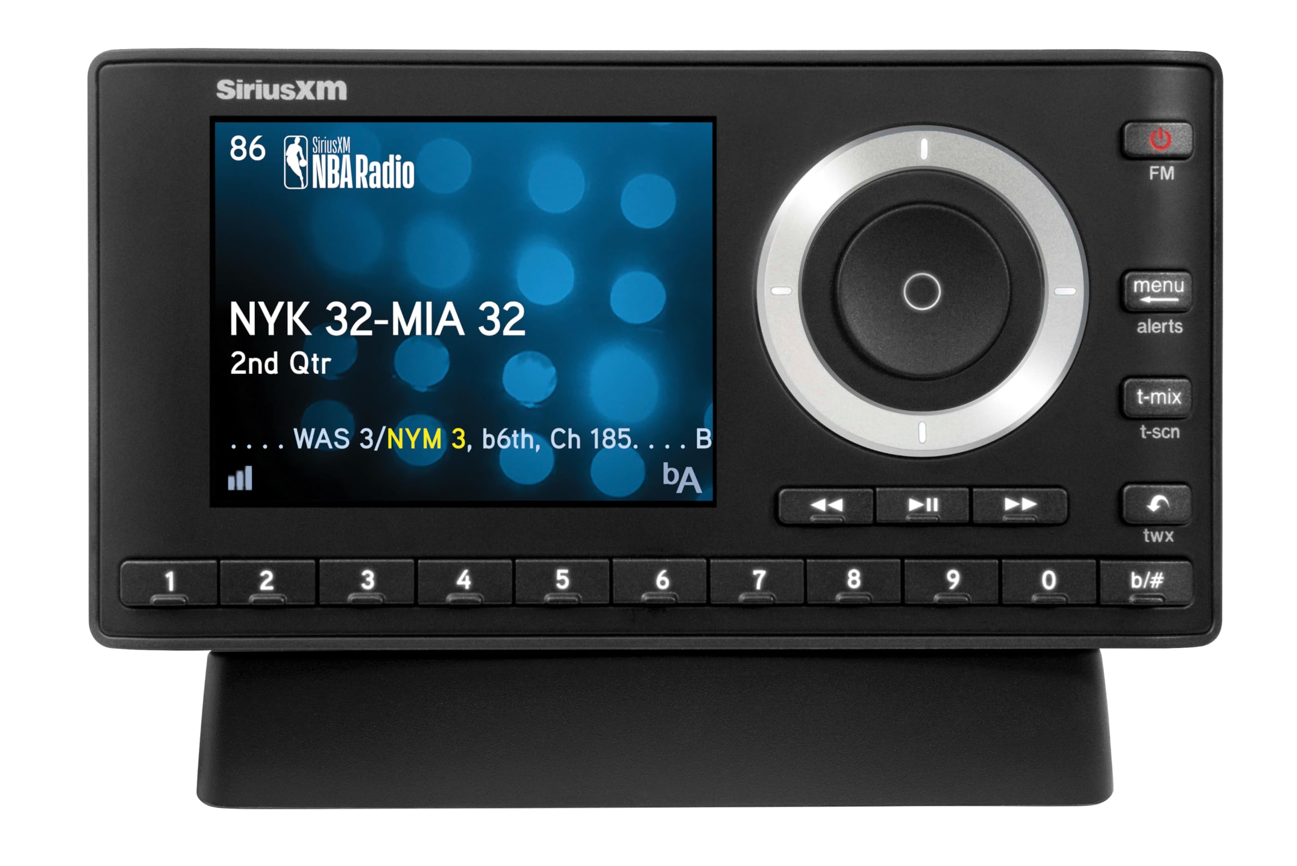 SiriusXM SXPL1H1 Onyx Plus Satellite Radio with Home Kit - Stream SiriusXM Music & Talk Shows on Home Stereo or Powered Speakers - Perfect for Living Room, Office & Entertainment Spaces