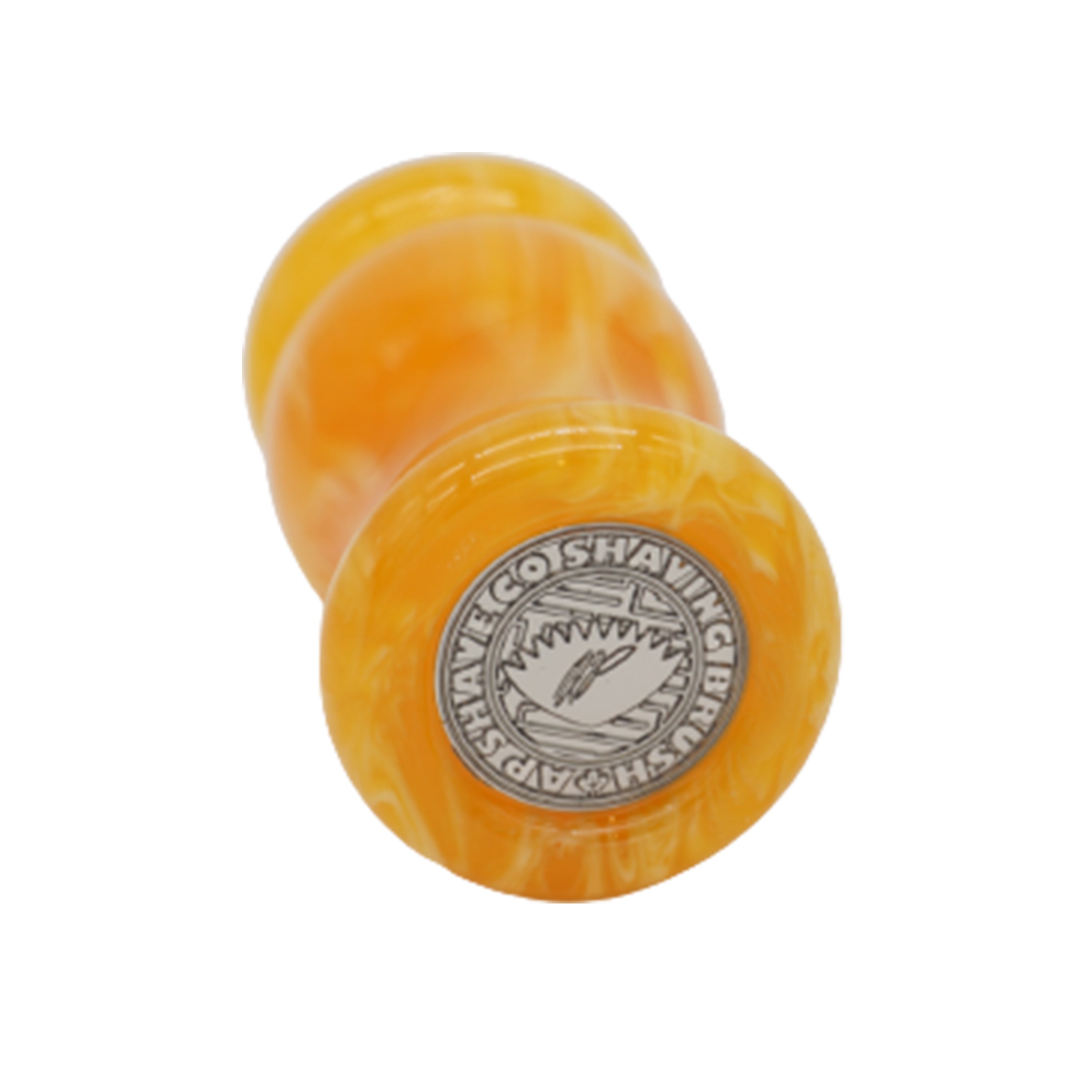 Premium Amber Handmade Shaving Brush Handle - Fits 24mm & 26mm Knots - Perfect for Wet Shaving & Grooming Gifts