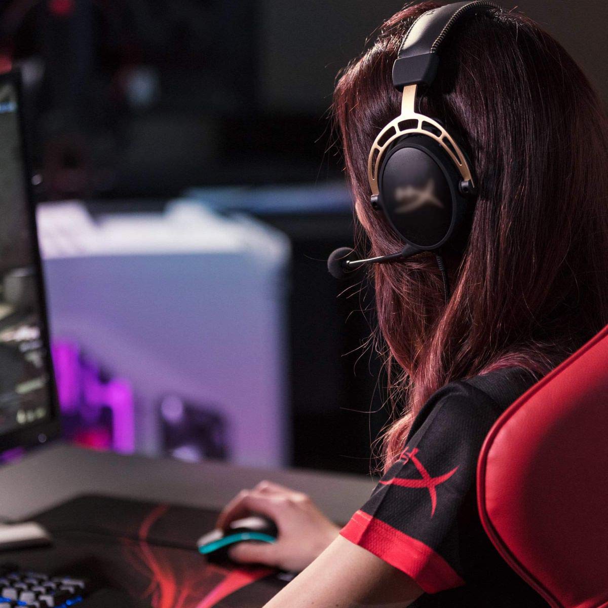 HyperX Cloud Alpha Gaming Headset Replacement Microphone - 3.5mm Boom Mic for PC, PS4, Xbox One - Crystal Clear Chat for Online Gaming & Streaming