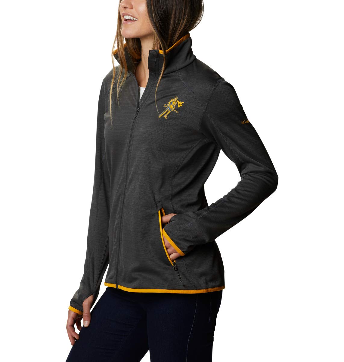 Columbia Women's Sapphire Trail Fleece Jacket - Lightweight Hiking Fleece for Outdoor Adventures | Warm & Comfortable for Trail Running, Camping & Fall Layering