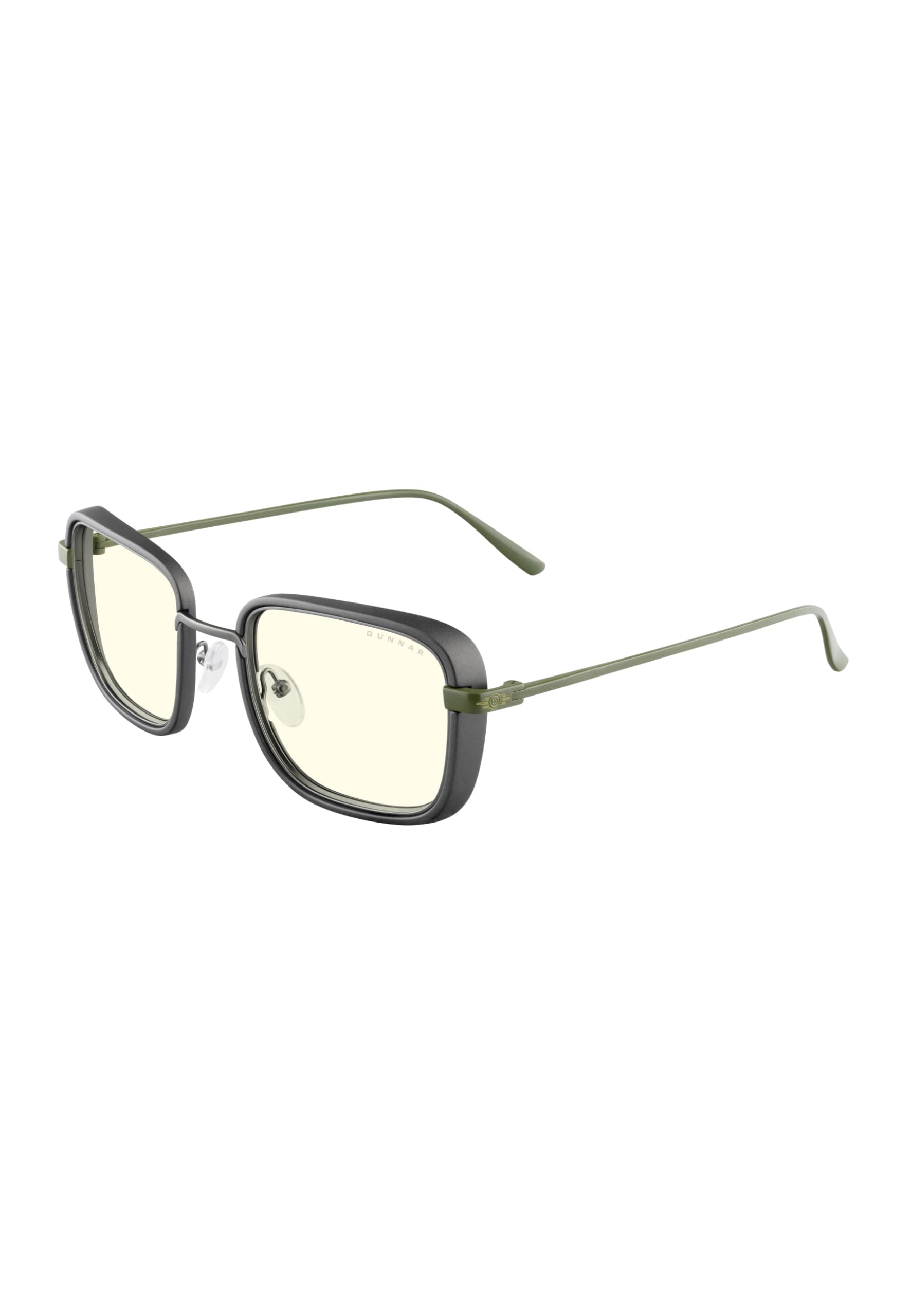 Fallout GUNNAR Gaming Glasses with Blue Light Blocking - Vault 33 Edition - Anti-Eye Strain Computer Glasses for Gamers & Office Workers - Patented Lens Technology for Long Screen Time