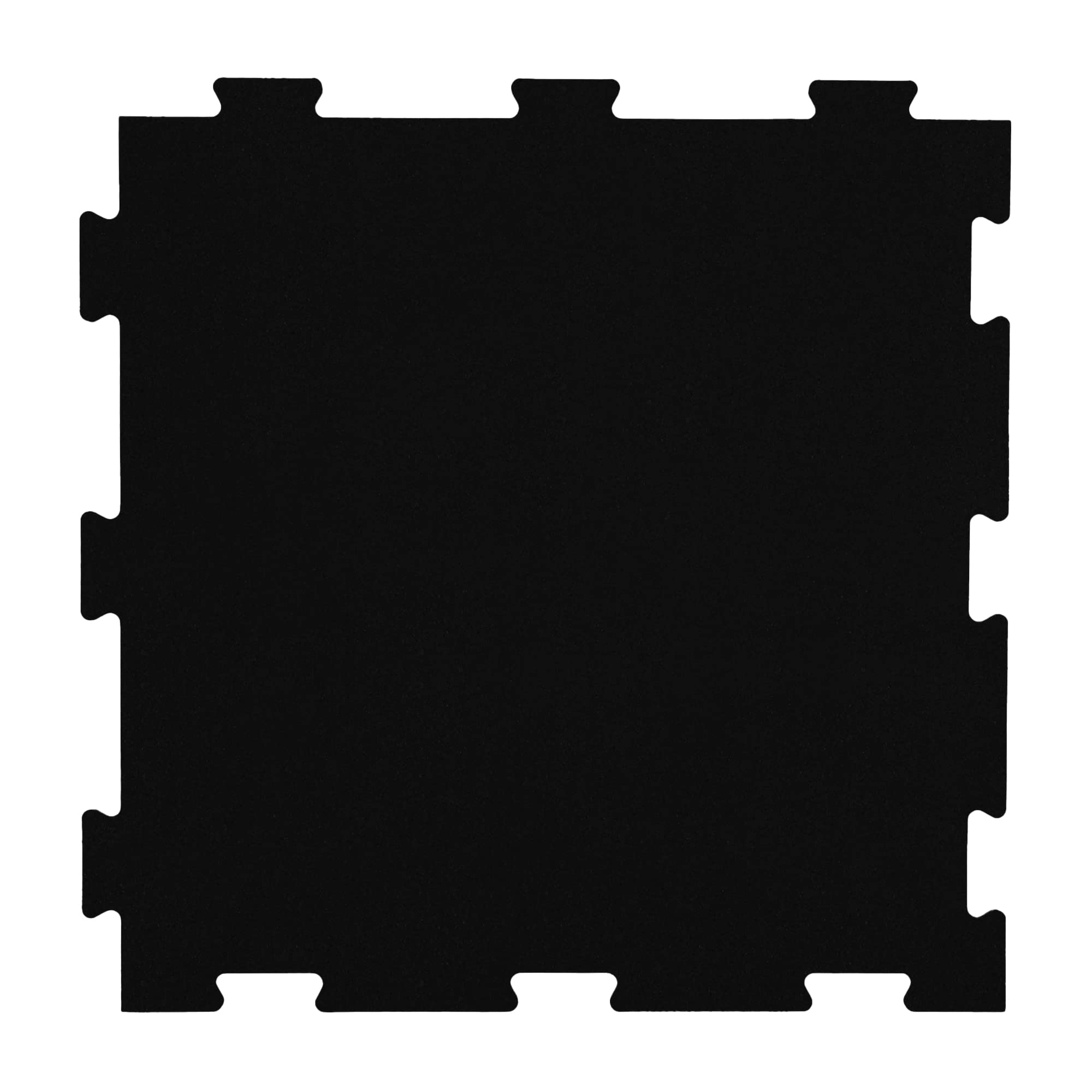 8mm Thick Titan Rubber Interlocking Floor Tiles - Non-Porous Recycled Rubber Flooring for Basement, Home Gym, Garage & Workshop - Durable, Shock-Absorbent & Easy to Install for Workout Areas, Playrooms & Commercial Spaces