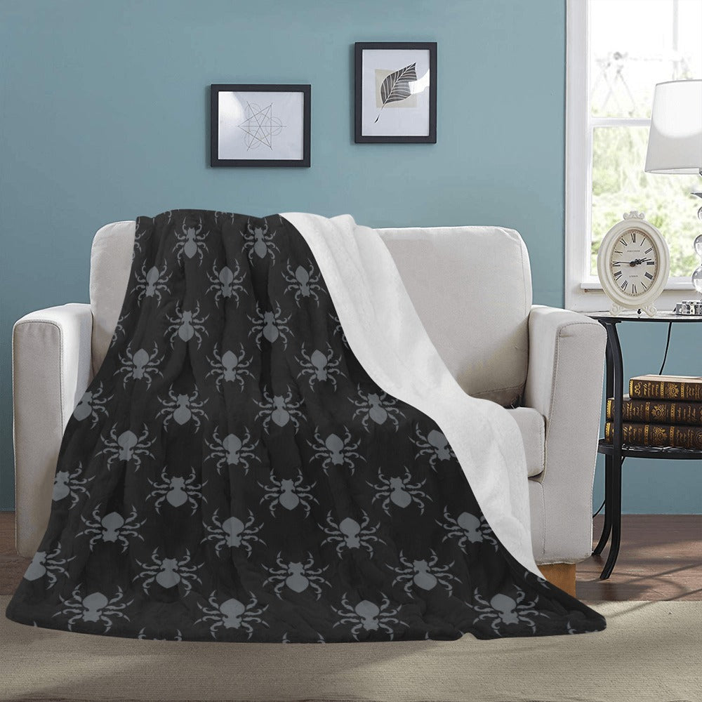 Gothic Spiders Ultra Soft Micro Fleece Blanket - 60