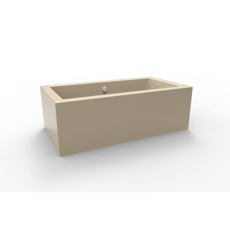 Chagall Freestanding Acrylic Air Tub - 66 x 32 x 24 Inch Modern Rectangular Bathtub for Luxury Bathrooms | Designer Collection | Perfect for Spa, Master Bath & Relaxation