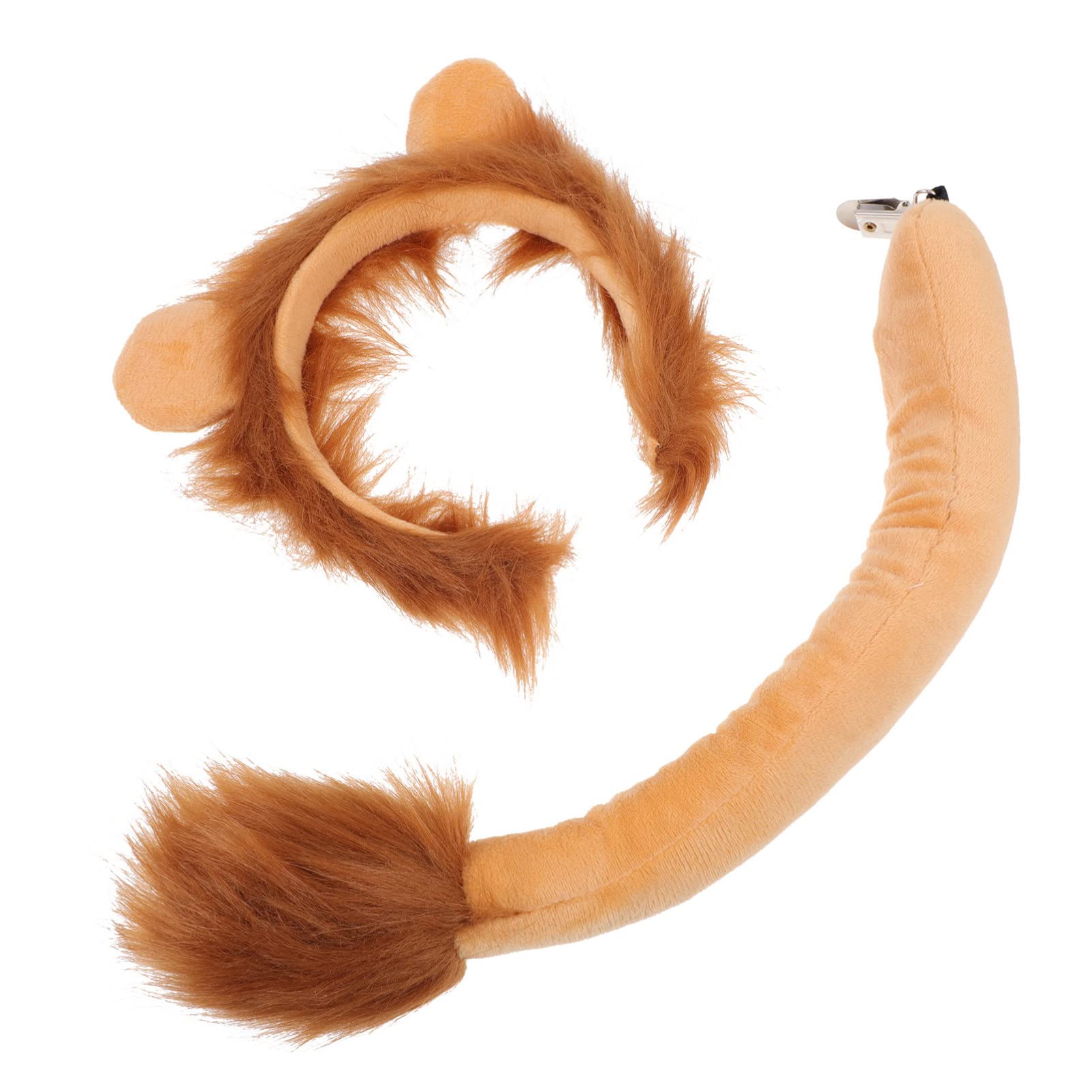 FRCOLOR Animal Costume Headband with Ears & Tail Set - Bunny, Cat, Fox Ears for Easter, Cosplay, Halloween, Christmas Party Costume & Dress Up Fun