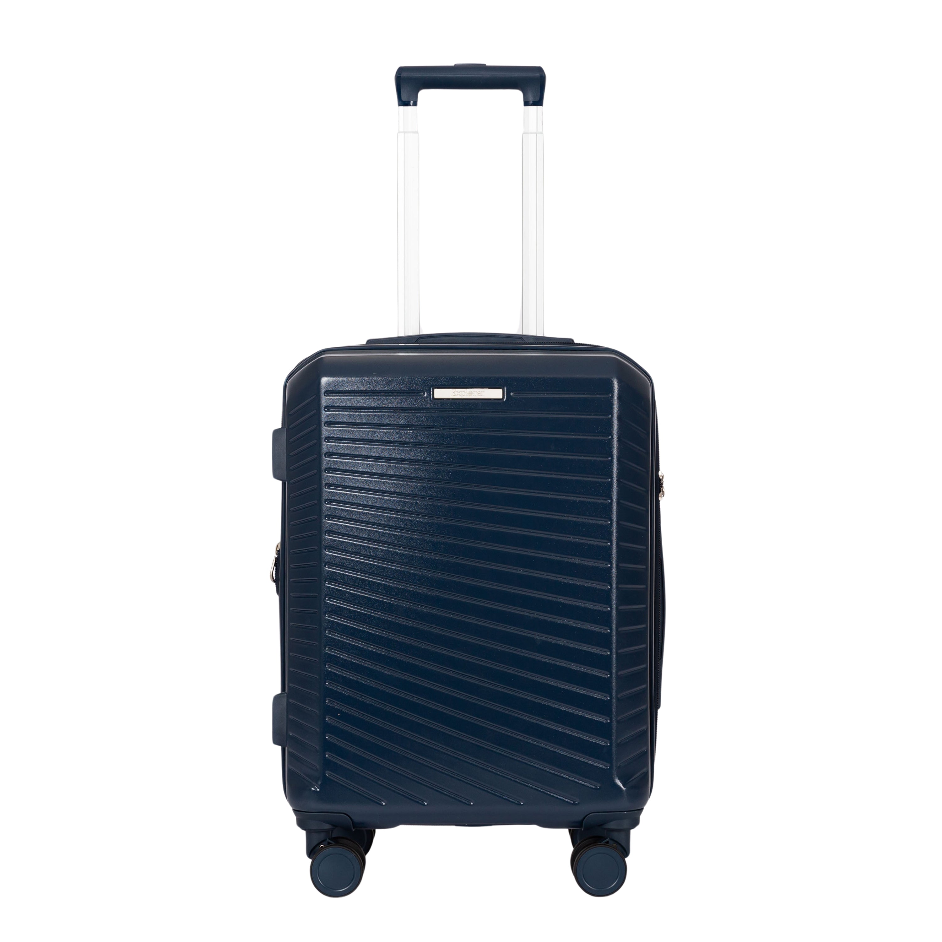 Explorer Passport Anti-Theft Expandable 2-Piece Luggage Set (Carry-On & Medium Checked Bag) - Perfect for International Travel & Business Trips