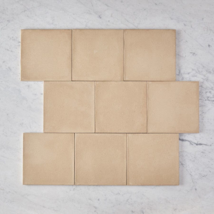 Premium Tamarama Beige Square Tile - 12x12 Inch Porcelain Floor & Wall Tile - Waterproof & Durable for Bathroom, Kitchen & Living Room Decoration