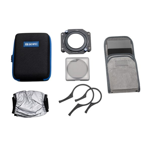 Benro Master Series 100mm Filter Holder Kit with 72mm Lens Mounting Ring - Professional Photography Accessory for Landscape & Long Exposure Shots