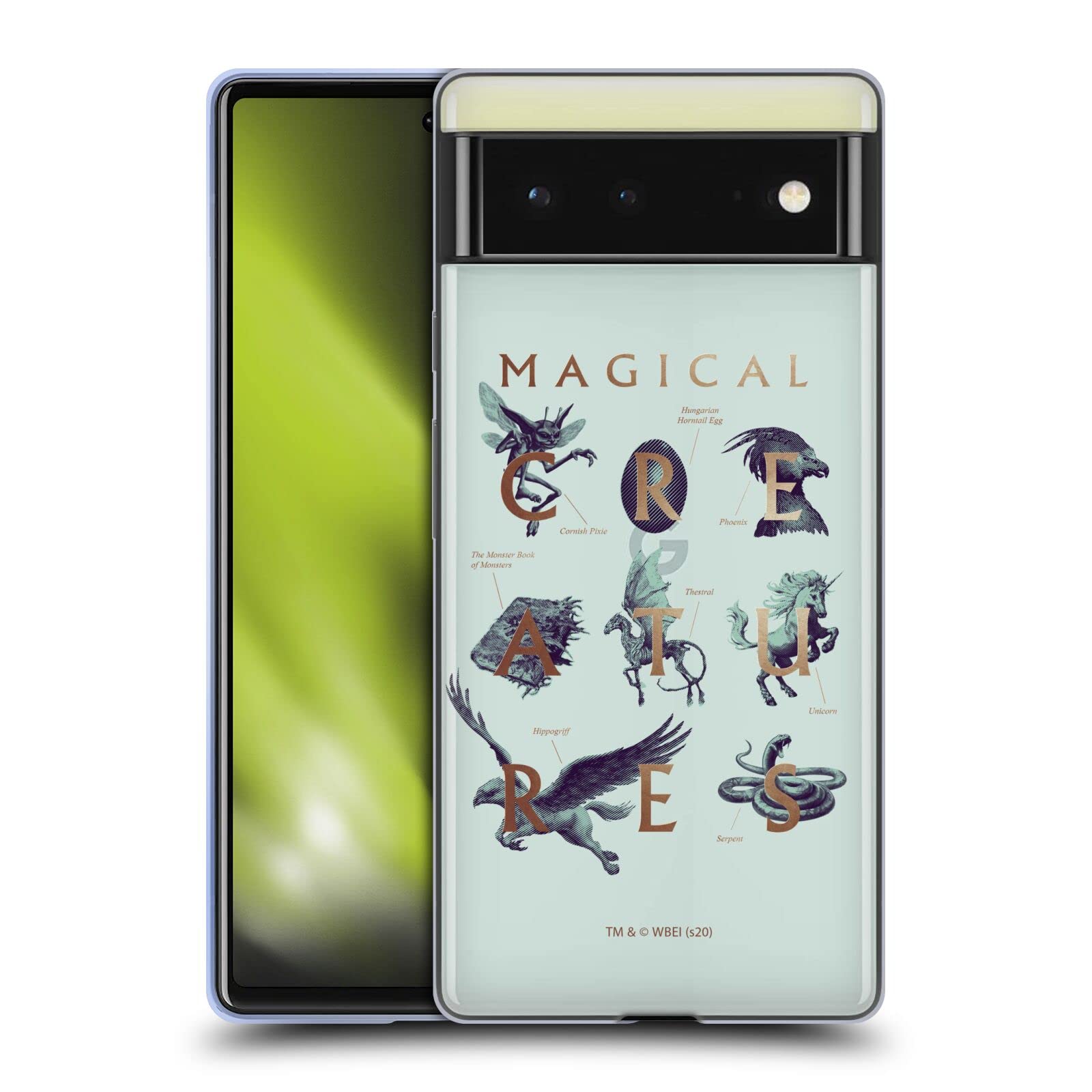 Harry Potter Deathly Hallows Soft Gel Case for Google Pixel 6 - Magical Protection