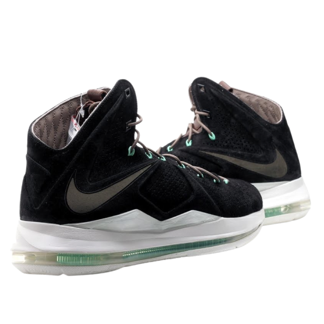 Nike LeBron 10 Basketball Shoes - Black Mint Colorway - High-Performance Hoops Sneakers for Men - Perfect for Court Play, Streetwear & Sneaker Collecting