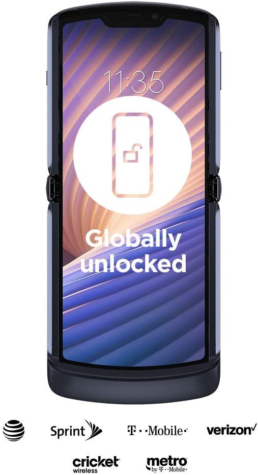 Motorola Razr 5G 2020 Unlocked Smartphone - 256GB Storage, 8GB RAM, 6.1