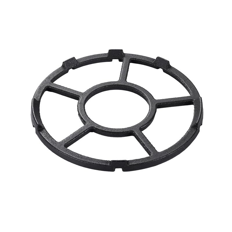 Cast Iron Trivet - Non-Slip Wok Pan Support Stand & Gas Ring Reducer for Kitchen Stove Hobs - Perfect for Coffee Pots, Moka Pots & Cooking Utensils - Durable Kitchen Accessory for Gas Stoves & Countertop Protection