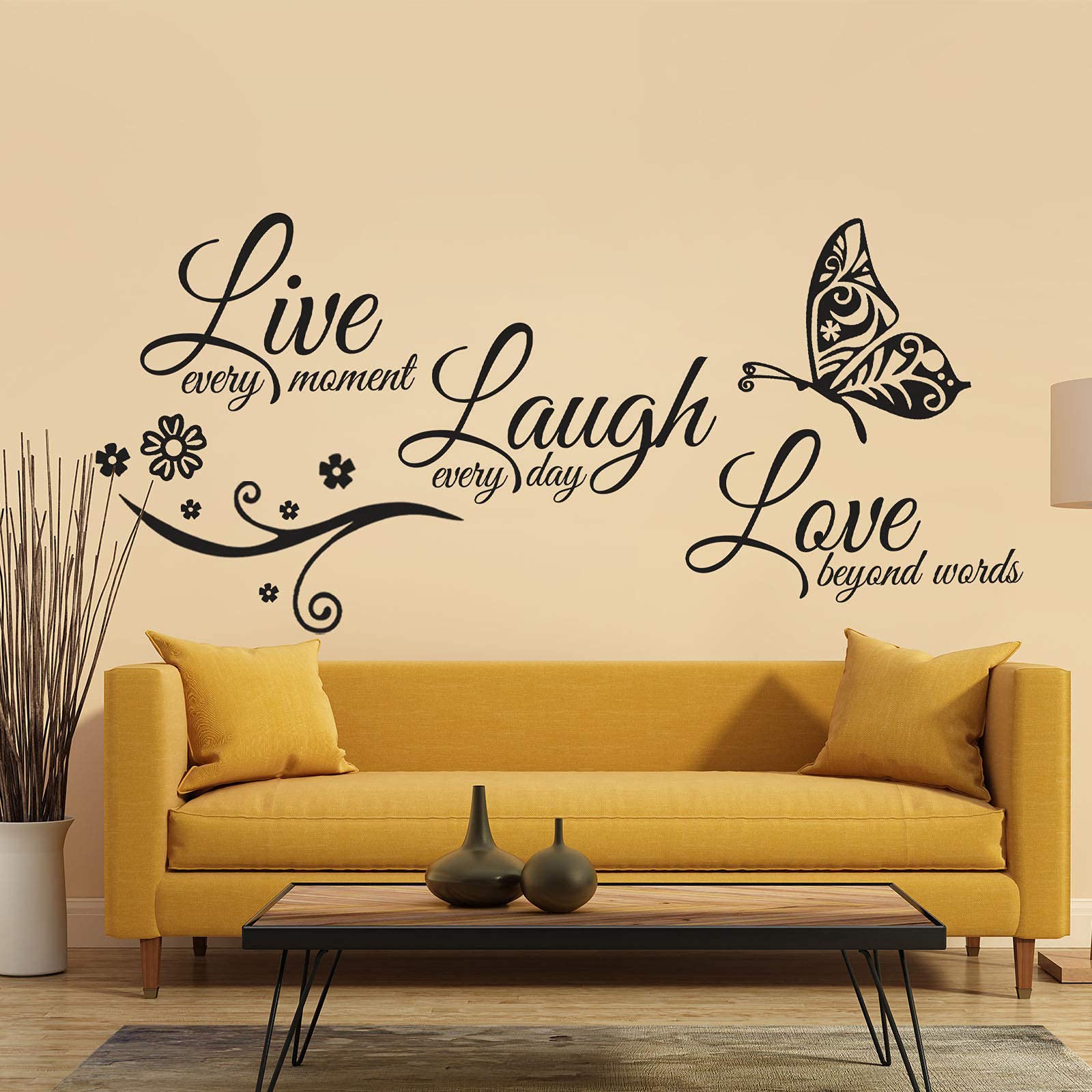 Inspiring Wall Quotes Stickers - Home Decor for Living Room & Bedroom