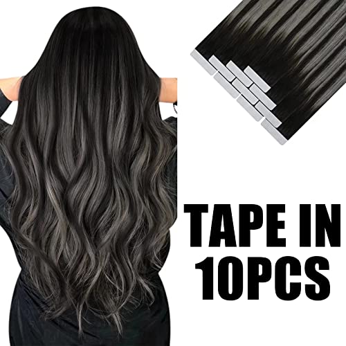 2-BTape10pcs-#1B/Silver