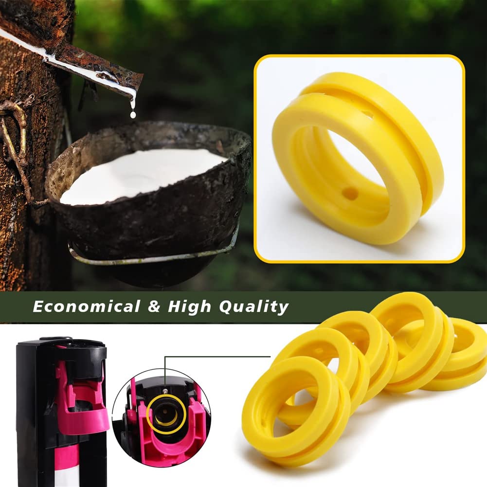 5Pcs O-Ring Gaskets for CO2 Cylinder Exchange & Carbonator - Compatible with New Maker & Pink Cylinder - Perfect for Home Brewing, Soda Makers, and Beverage Dispensing Systems