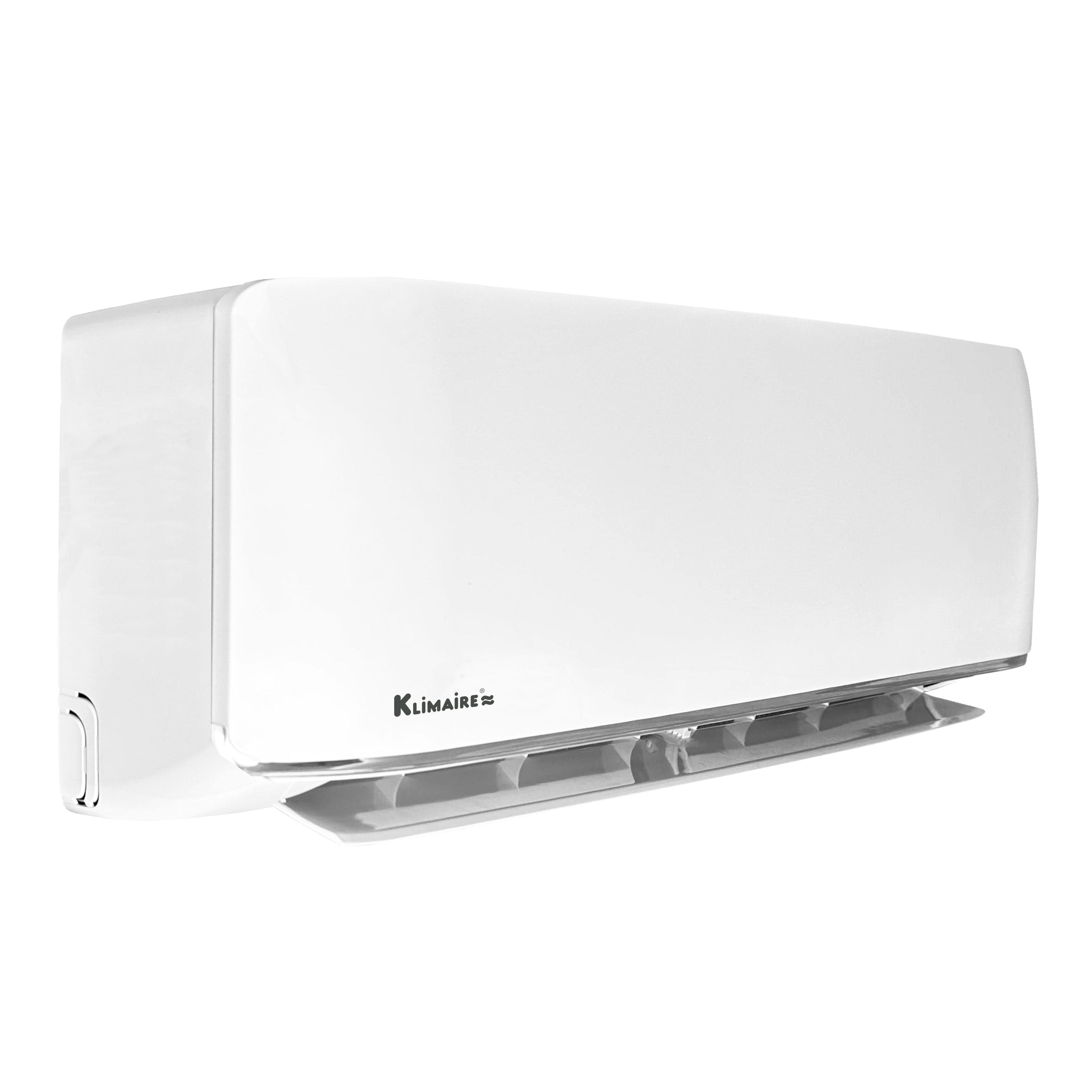 2 Zone Klimaire 20 SEER2 Multi Split Wall Mount Ducted Air Conditioner Heat Pump System 12+12 - Energy Efficient Home Cooling & Heating Solution for Living Rooms and Bedrooms