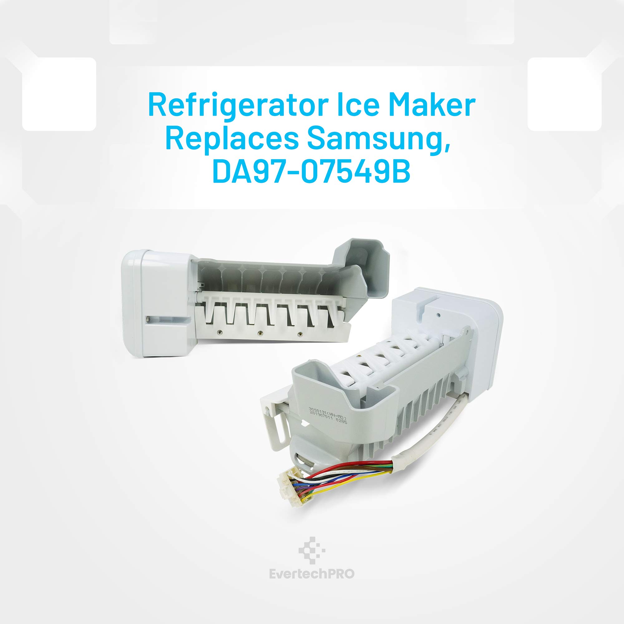 Samsung Refrigerator Ice Maker Replacement DA97-07549B - Compatible with Model 1925065 - Perfect for Kitchen, Office, and Home Use
