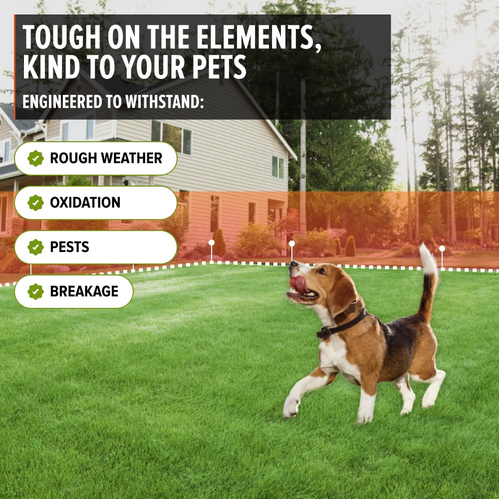 14 Gauge 1000 ft Electric Dog Fence Wire - Professional Grade Underground Pet Containment System for 1 Acre Coverage | Durable & Easy Installation | Compatible with Major Brands | Perfect for Backyard, Farm & Large Property Pet Safety