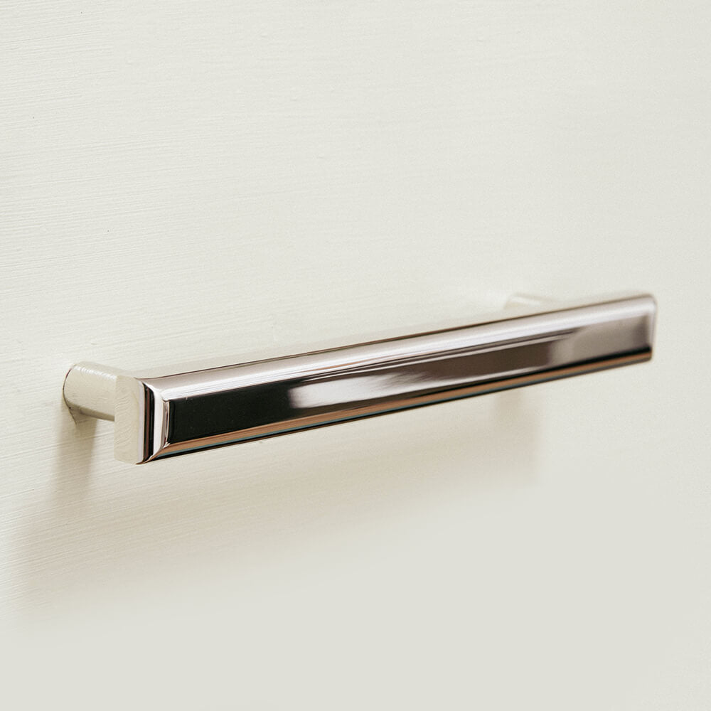 Polished Nickel Pillow Pull Handle - Elegant Cabinet & Drawer Hardware for Home & Office - Perfect for Kitchen, Bathroom & Furniture Upgrades