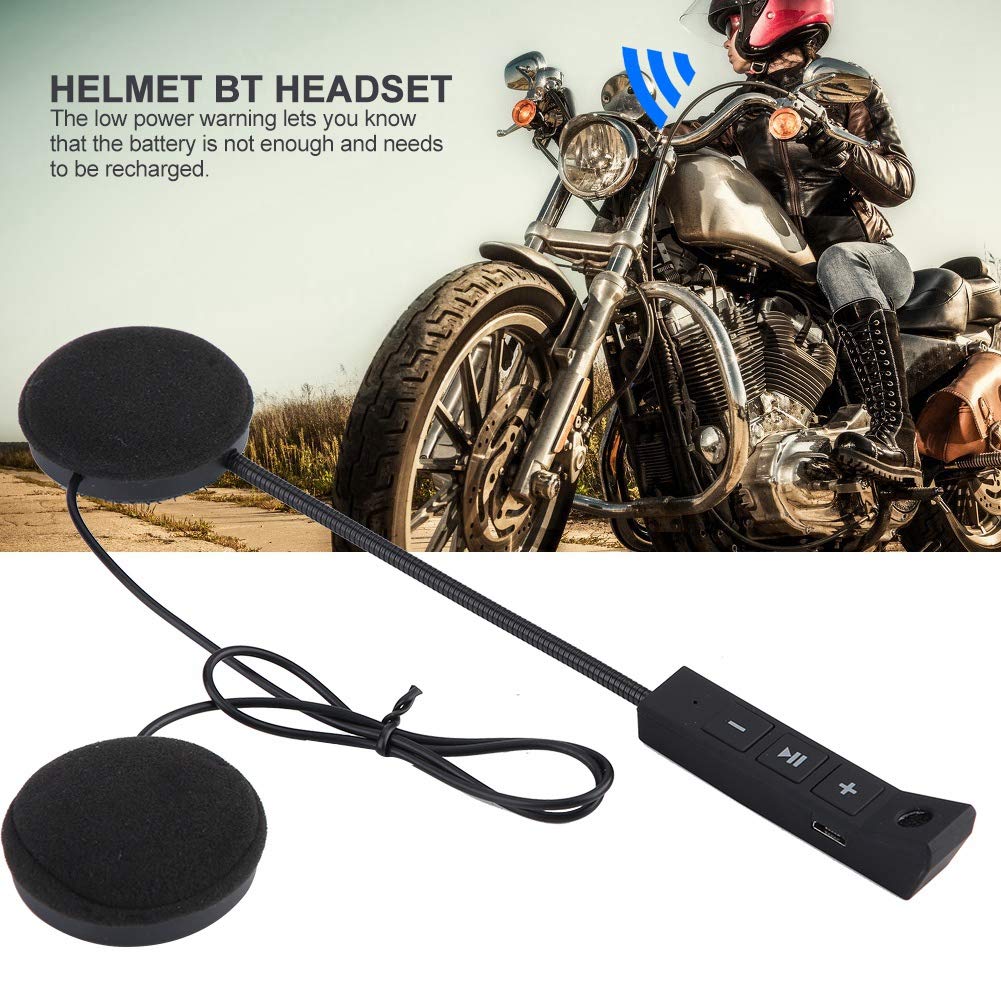 Estink BT11 Motorcycle Helmet Bluetooth Headset - Wireless Hands-Free Calling, HiFi Audio, Rechargeable Battery for Safe Riding & Communication