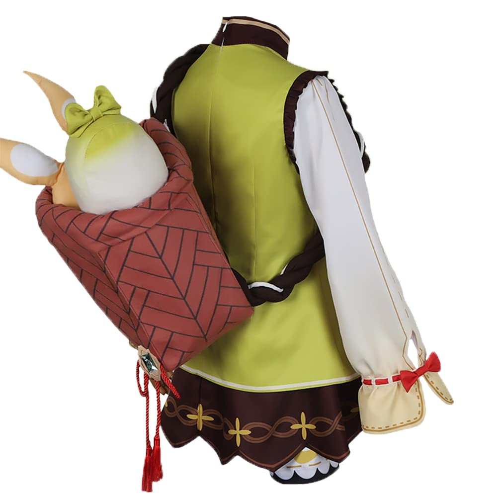 Genshin Impact Yaoyao Cosplay Costume - Anime Game Character Outfit for Halloween Party, Cosplay Events & Conventions