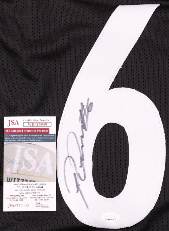 Patrick Queen Pittsburgh Steelers Signed Black Football Jersey with JSA COA - Perfect for Collectors, Fans, and Sports Memorabilia Displays