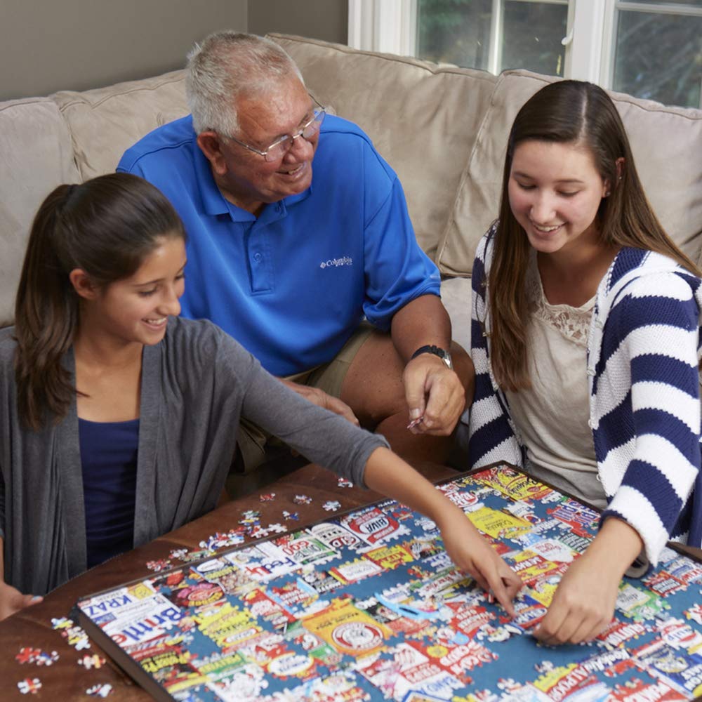 1000-Piece NY Times Square Puzzle by White Mountain for Adults & Families